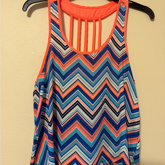 Rue21 Tops - Rue21 Multicolor Chevron Tank Top